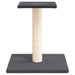 Vidaxl cat scratching post with platform dark grey 38 cm