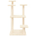 Vidaxl cat scratching posts with platforms cream 98.5 cm