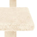 Vidaxl cat scratching posts with platforms cream 98.5 cm