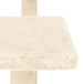 Vidaxl cat scratching posts with platforms cream 98.5 cm