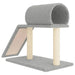 Vidaxl cat scratching posts with tunnel and ladder light