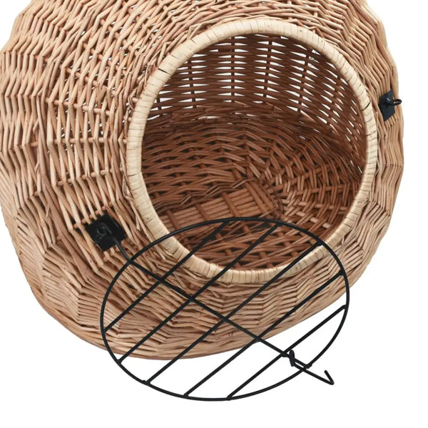 Vidaxl cat transporter 60x45x45 cm natural willow - Brown