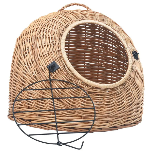 Vidaxl cat transporter 60x45x45 cm natural willow - Brown