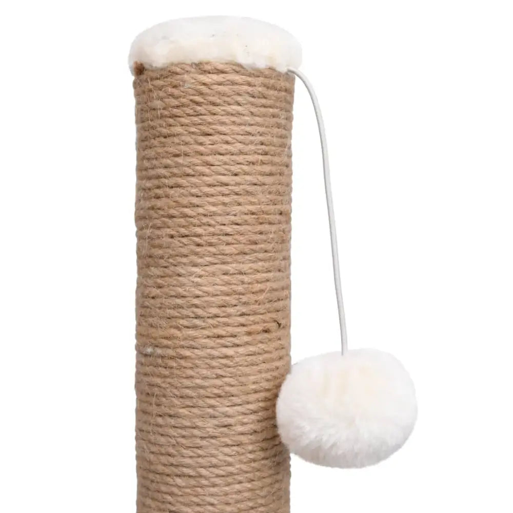 Vidaxl cat tree with arch grooming brush and scratch post