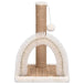 Vidaxl cat tree with arch grooming brush and scratch post