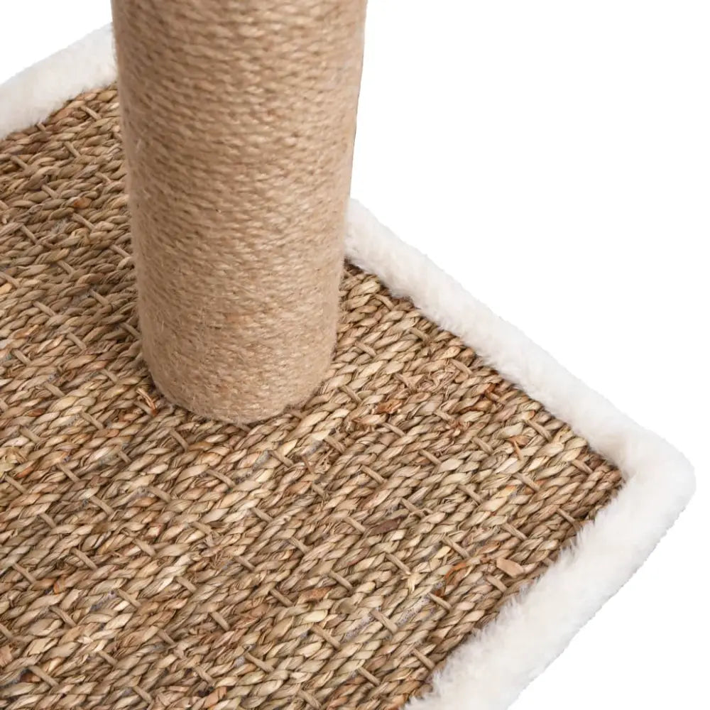 Vidaxl cat tree with arch grooming brush and scratch post