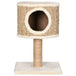 Vidaxl cat tree with condo and scratching post 52 cm