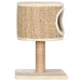 Vidaxl cat tree with condo and scratching post 52 cm