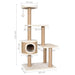 Vidaxl cat tree with scratching post 123cm seagrass - Beige