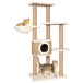 Vidaxl cat tree with scratching post 126cm seagrass - Beige