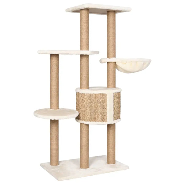 Vidaxl cat tree with scratching post 126cm seagrass - Beige