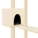 Vidaxl cat tree with scratching posts cream 82 cm - Cream