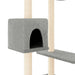 Vidaxl cat tree with scratching posts light grey 82 cm