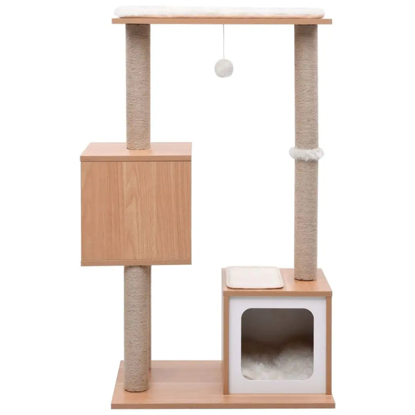 Vidaxl cat tree with sisal scratching mat 104 cm - Brown