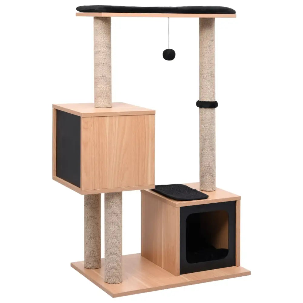 Vidaxl cat tree with sisal scratching mat 104 cm - Brown