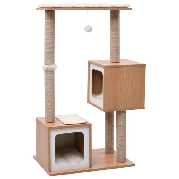 Vidaxl cat tree with sisal scratching mat 104 cm - Brown