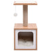 Vidaxl cat tree with sisal scratching mat 62 cm - Brown