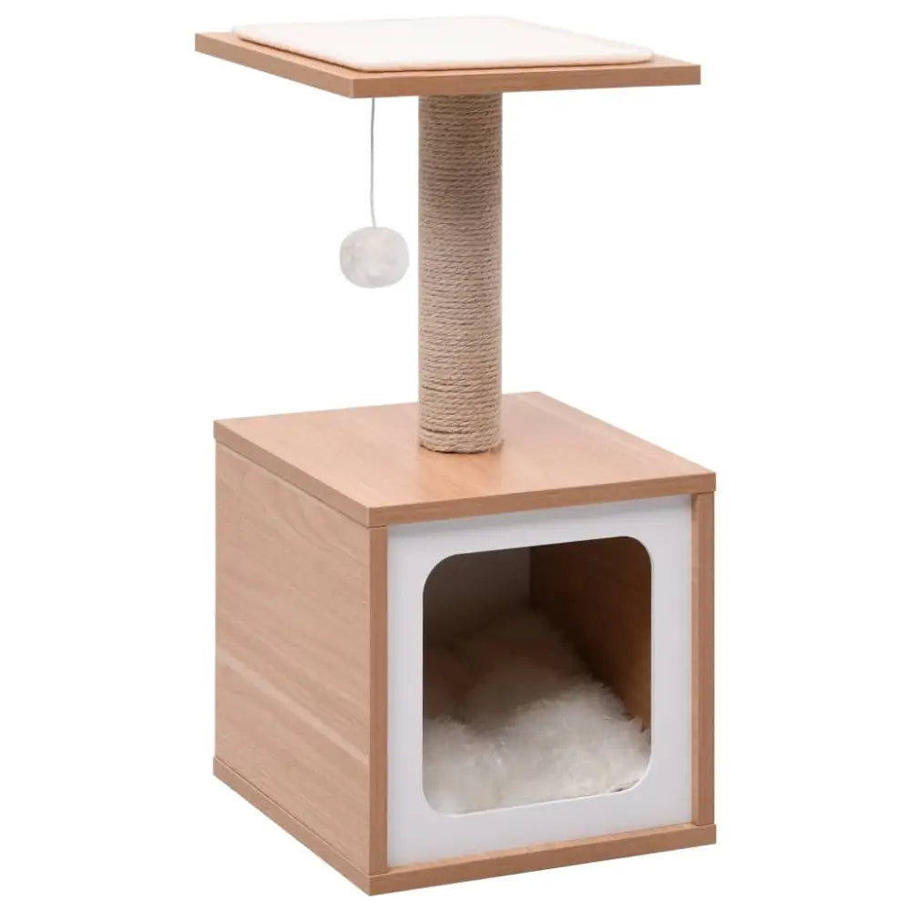 Vidaxl cat tree with sisal scratching mat 62 cm - Brown