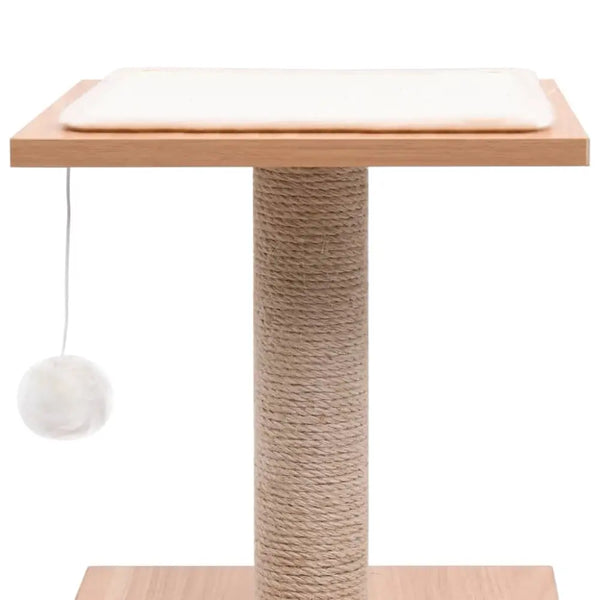 Vidaxl cat tree with sisal scratching mat 62 cm - Brown