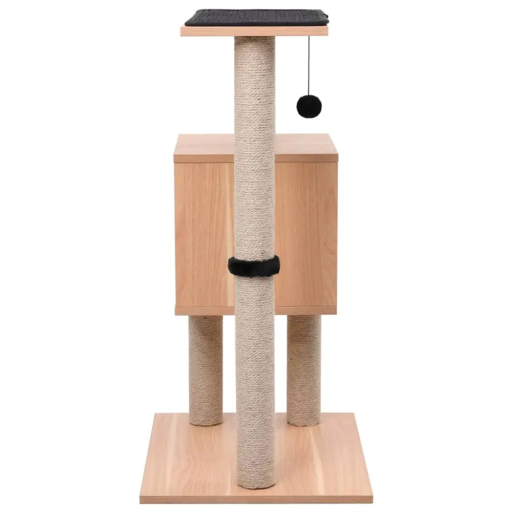 Vidaxl cat tree with sisal scratching mat 82 cm - Brown