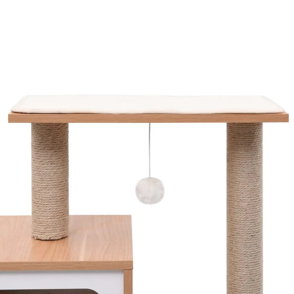 Vidaxl cat tree with sisal scratching mat 82 cm - Brown