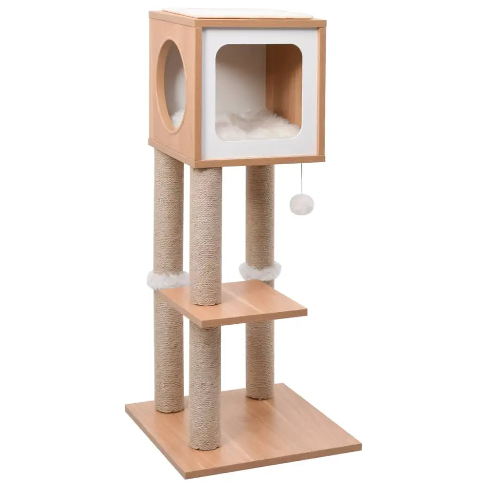 Vidaxl cat tree with sisal scratching mat 90 cm - Brown