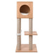 Vidaxl cat tree with sisal scratching mat 90 cm - Brown