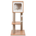 Vidaxl cat tree with sisal scratching mat 90 cm - Brown