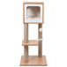 Vidaxl cat tree with sisal scratching mat 90 cm - Brown