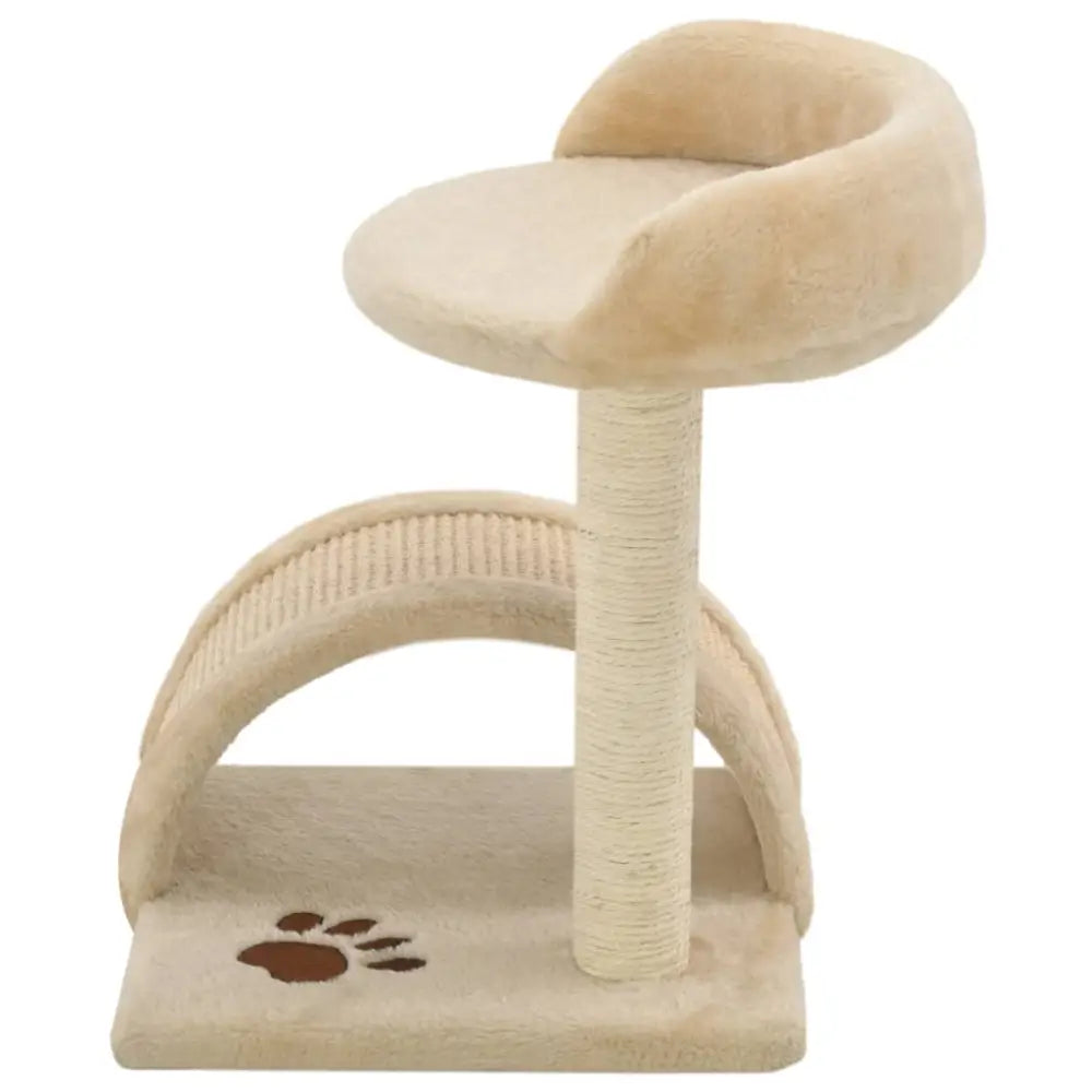 Vidaxl cat tree with sisal scratching post 40 cm beige