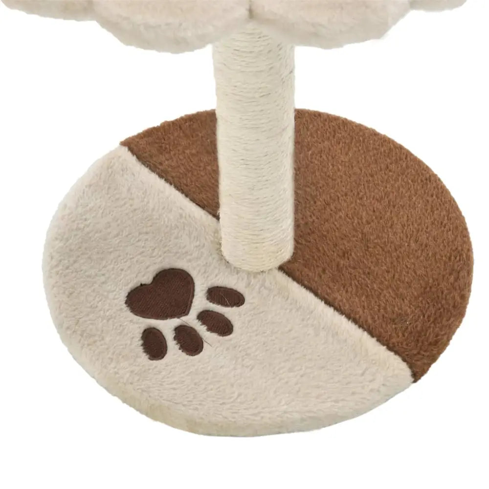 Vidaxl cat tree with sisal scratching post 40 cm beige