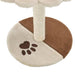 Vidaxl cat tree with sisal scratching post 40 cm beige