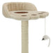 Vidaxl cat tree with sisal scratching post 40 cm beige