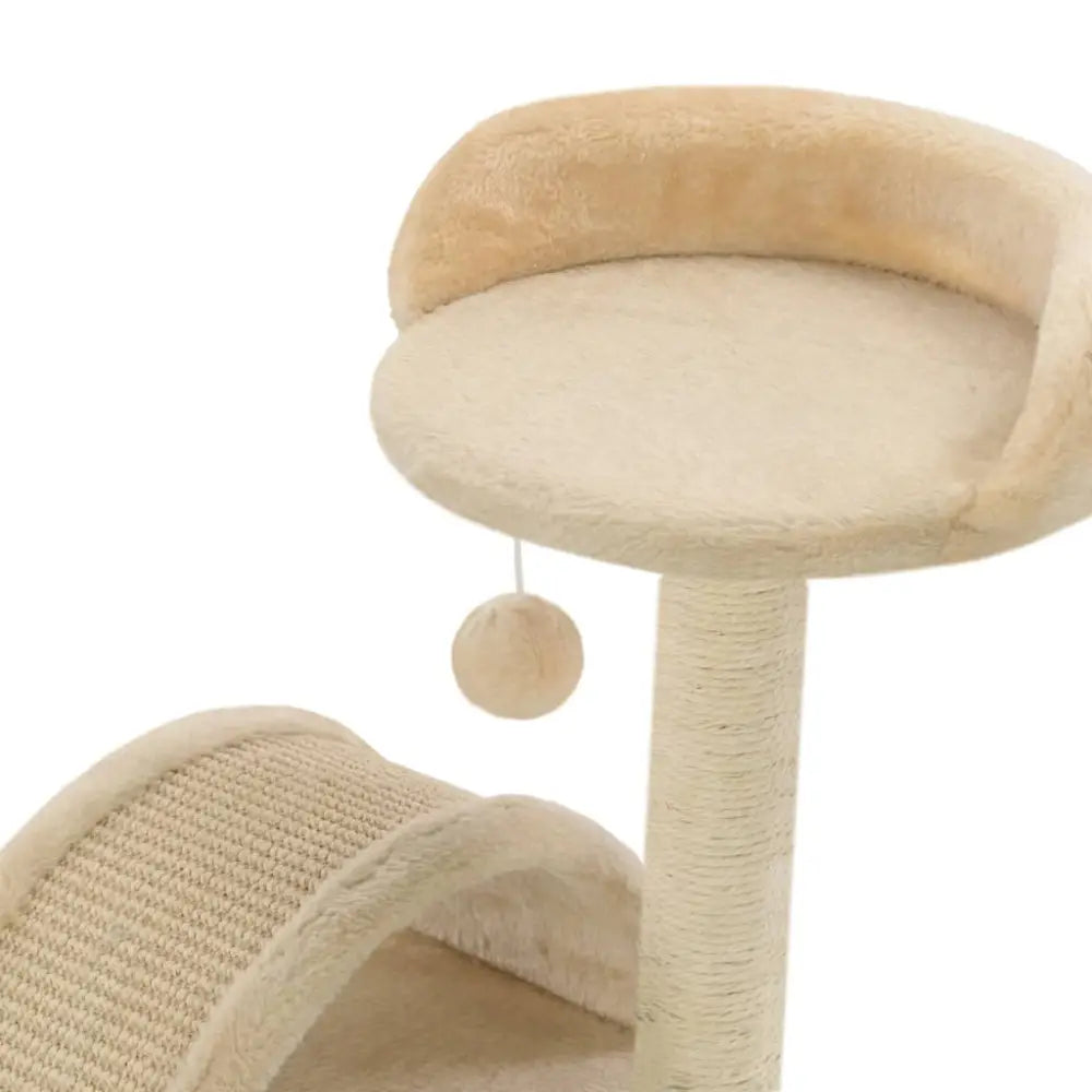 Vidaxl cat tree with sisal scratching post 40 cm beige