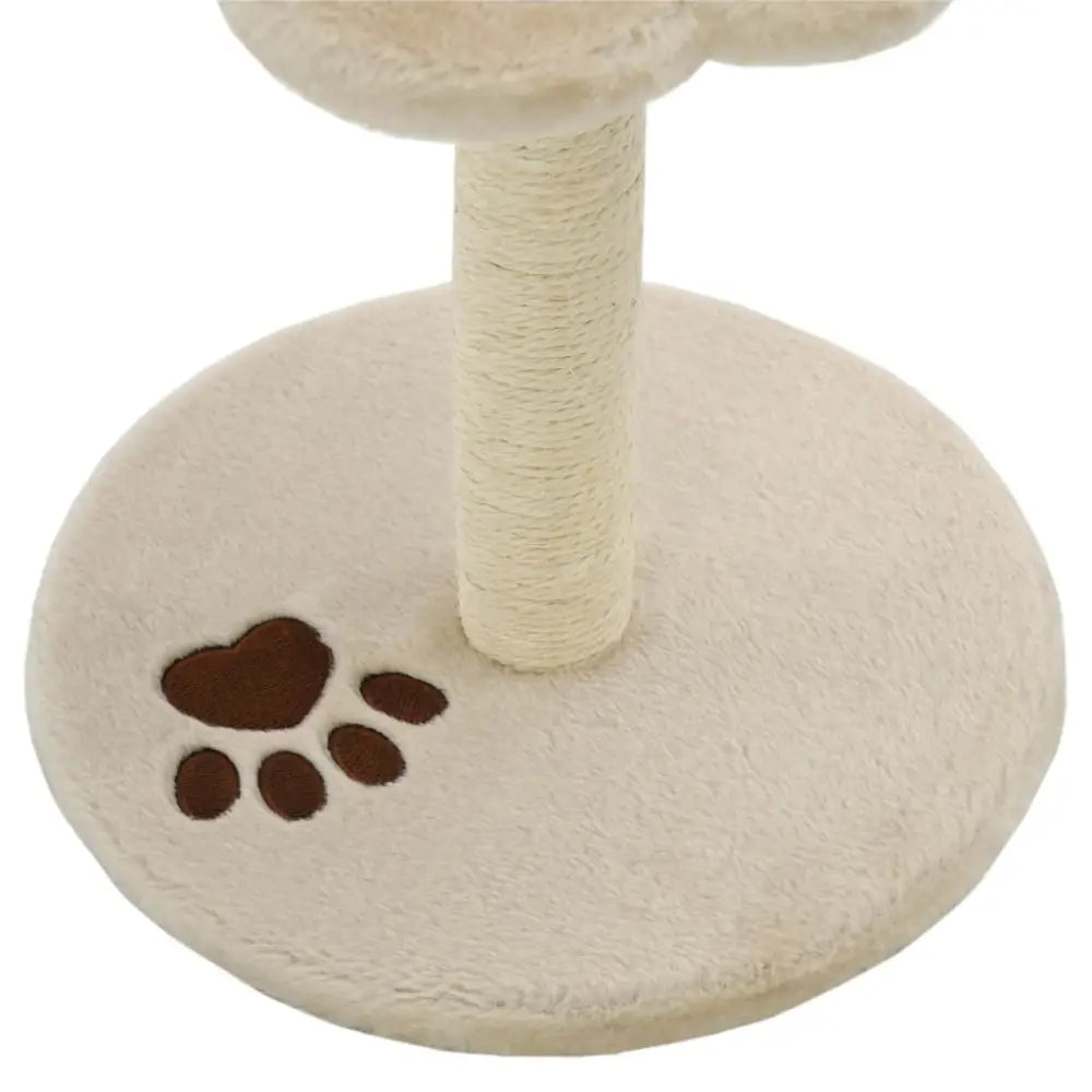 Vidaxl cat tree with sisal scratching post 40 cm beige