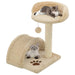 Vidaxl cat tree with sisal scratching post 40 cm beige