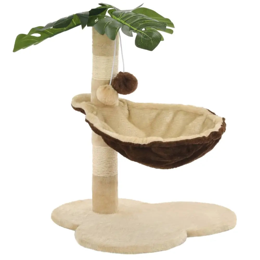 Vidaxl cat tree with sisal scratching post 50 cm beige