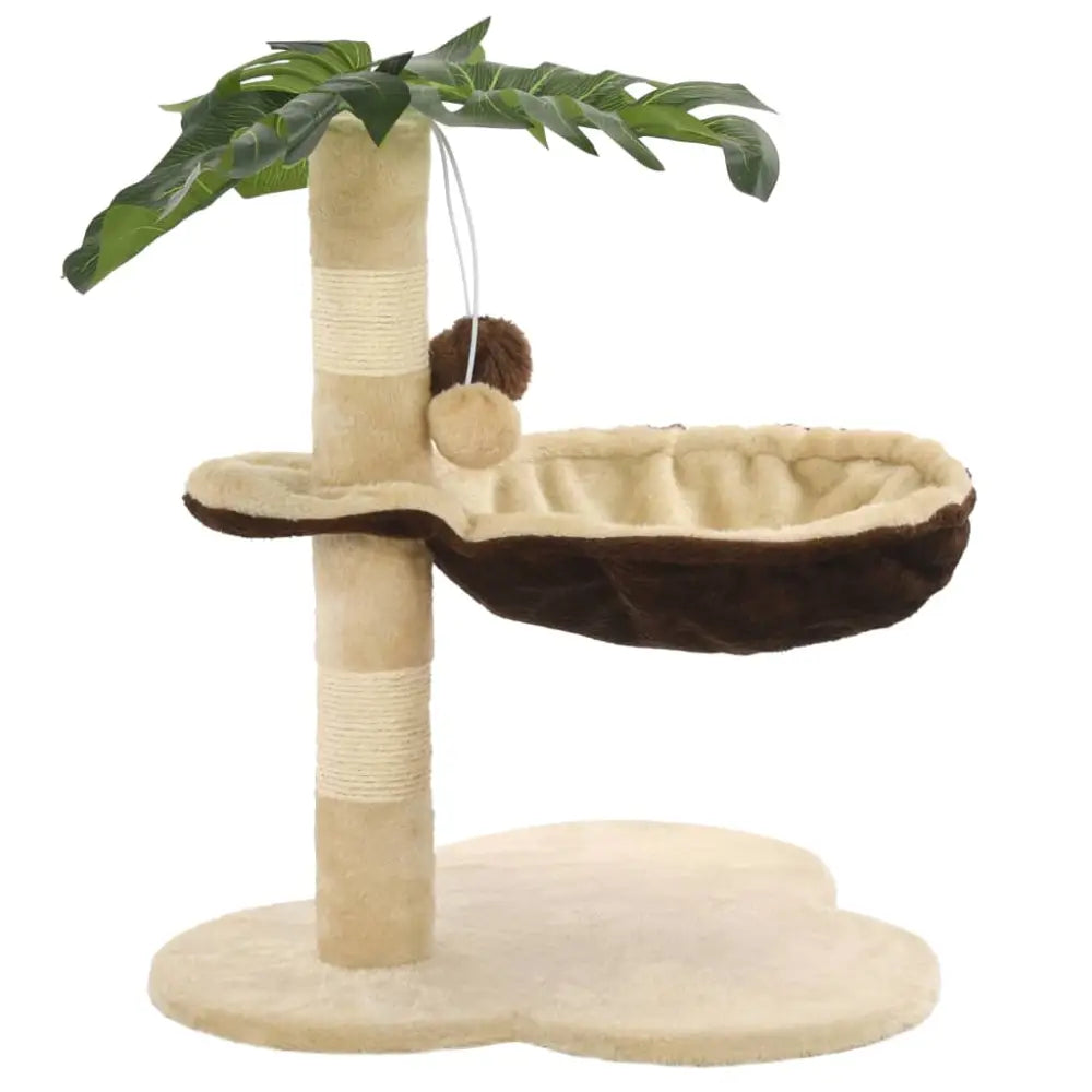 Vidaxl cat tree with sisal scratching post 50 cm beige