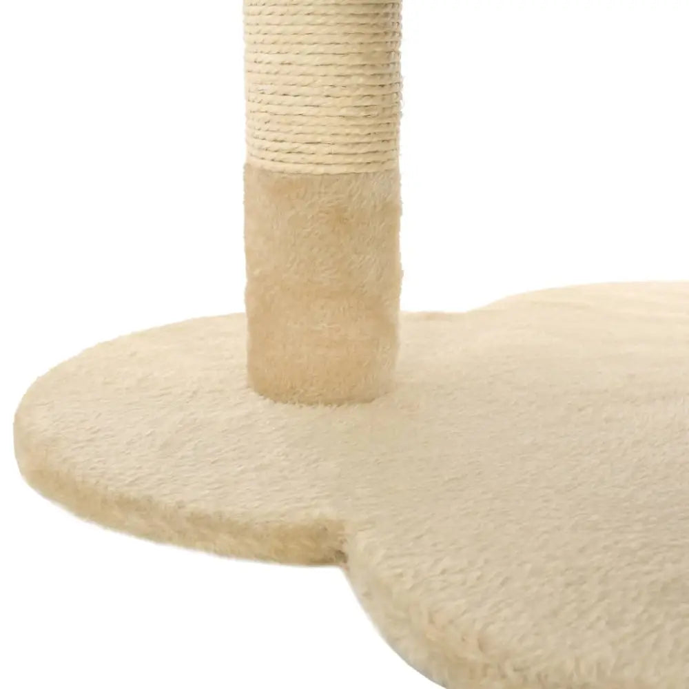 Vidaxl cat tree with sisal scratching post 50 cm beige