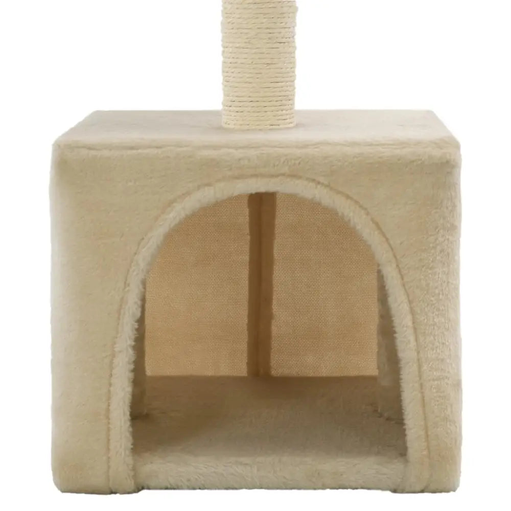 Vidaxl cat tree with sisal scratching post 55 cm beige