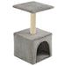 Vidaxl cat tree with sisal scratching post 55 cm grey - Grey