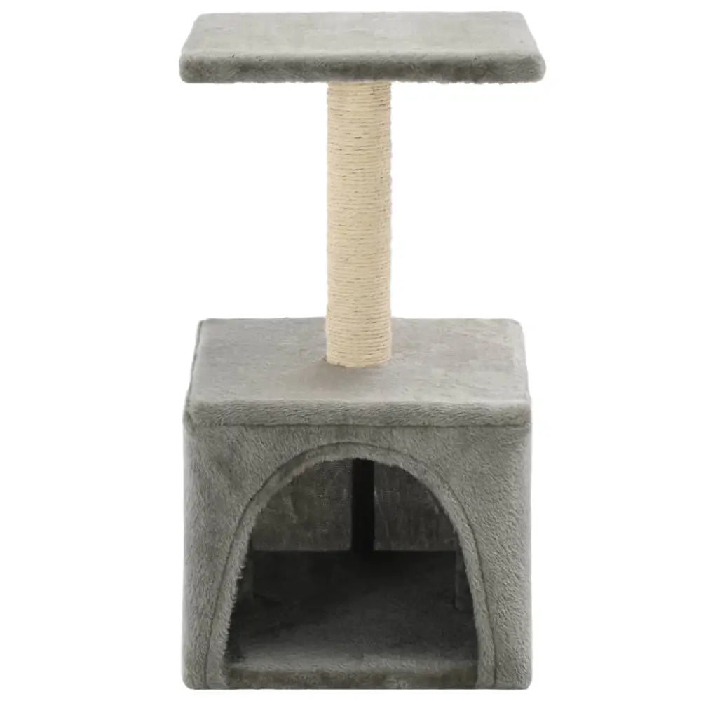 Vidaxl cat tree with sisal scratching post 55 cm grey - Grey