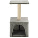 Vidaxl cat tree with sisal scratching post 55 cm grey - Grey