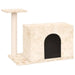 Vidaxl cat tree with sisal scratching post cream 51 cm