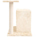 Vidaxl cat tree with sisal scratching post cream 51 cm