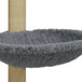 Vidaxl cat tree with sisal scratching post light grey 74 cm