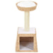 Vidaxl cat tree with sisal scratching post seagrass - Brown