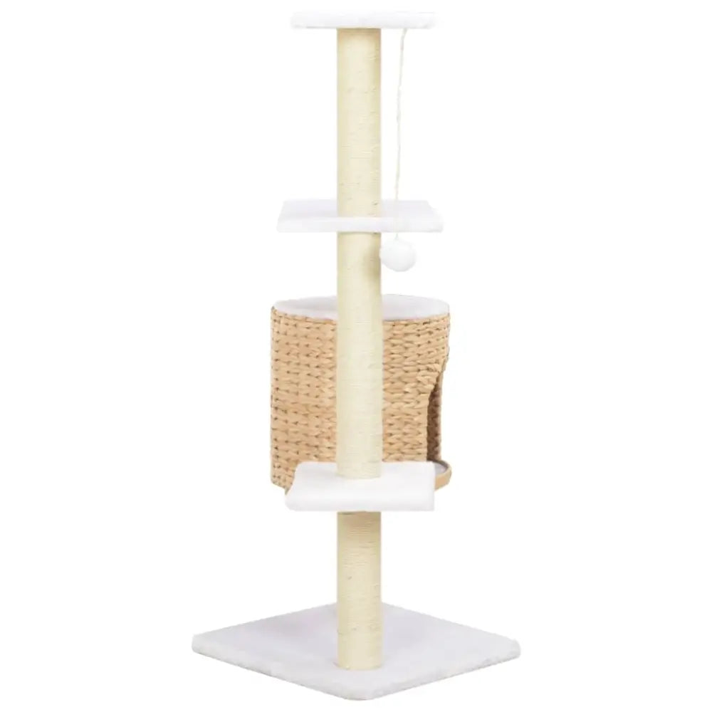 Vidaxl cat tree with sisal scratching post seagrass - Brown