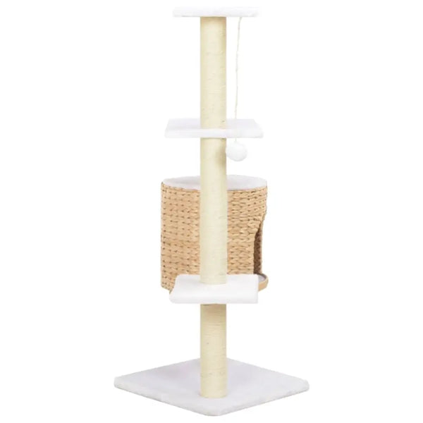 Vidaxl cat tree with sisal scratching post seagrass - Brown