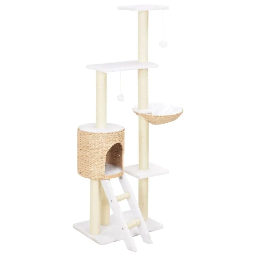 Vidaxl cat tree with sisal scratching post seagrass - Brown